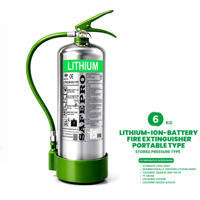 Lithium-Ion Battery Fire Extinguisher