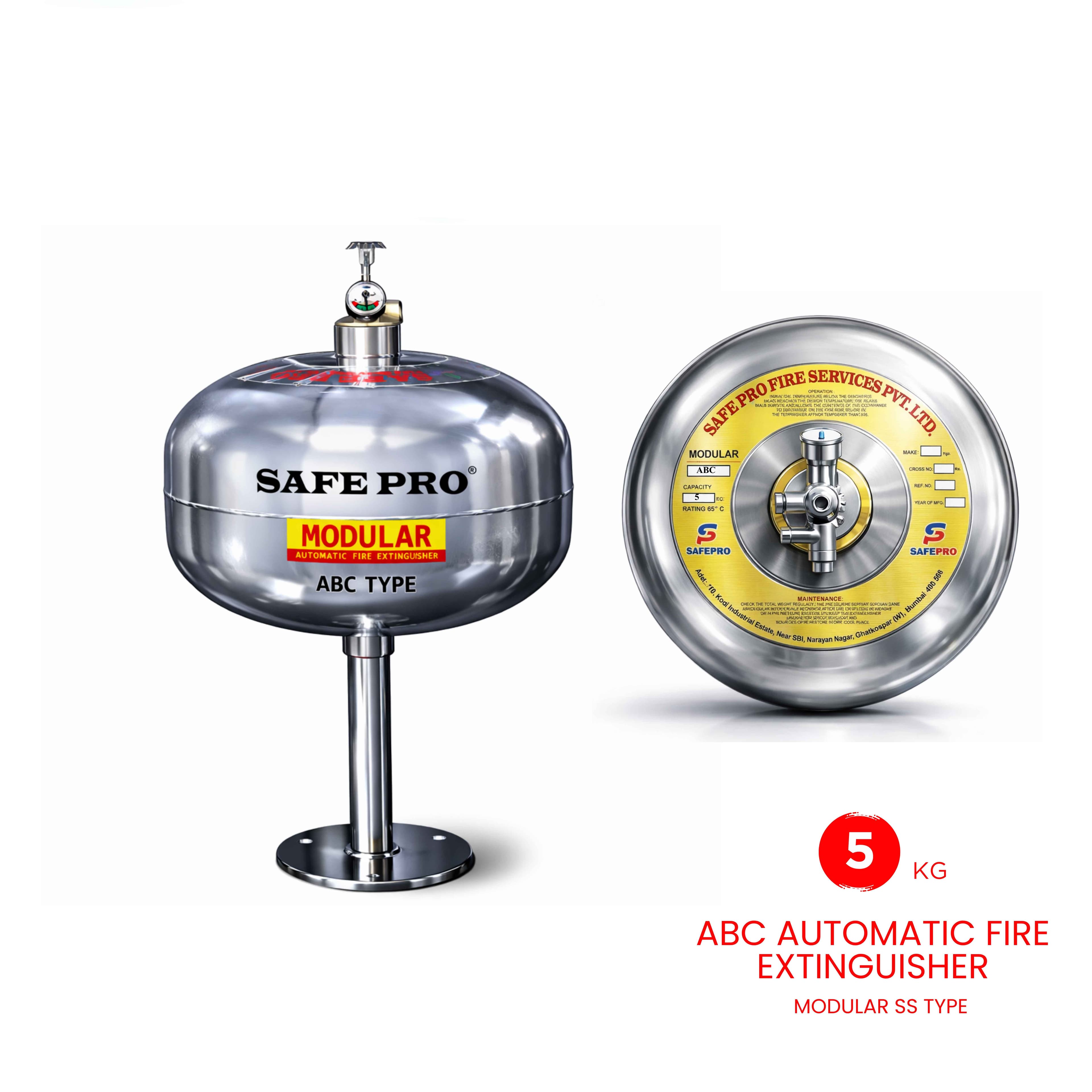ABC Automatic Fire Extinguisher Modular SS Type - 5KG
