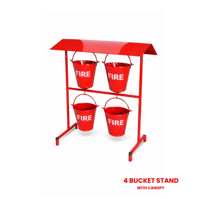 4 Bucket Stand with Canopy