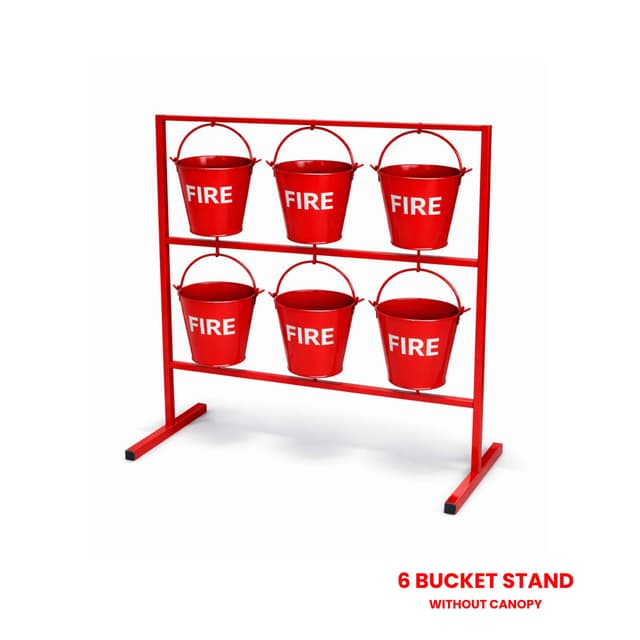 6 Bucket Stand Without Canopy