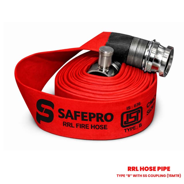 RRL Hose Pipe Type B SS Coupling 15 MTR