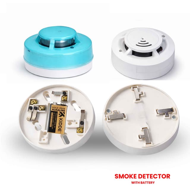 Smoke Detector with Battery